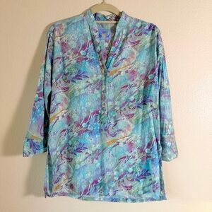 Jams World Lilac Sky Tunic Top, Size XS